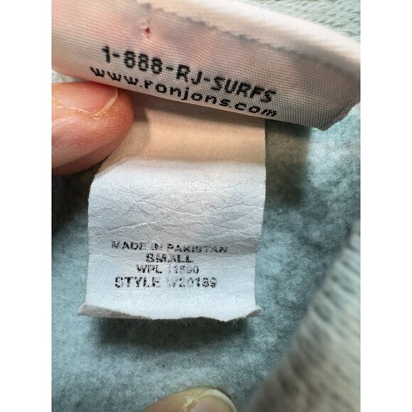 Ron Jon Surf Shop Womens Fleece Sweatshirt Size S Mint Green Pullover Mock Neck - Picture 4 of 11